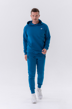 Мужская толстовка Nebbia Pull-over Hoodie with a Pouch Pocket 331 Blue