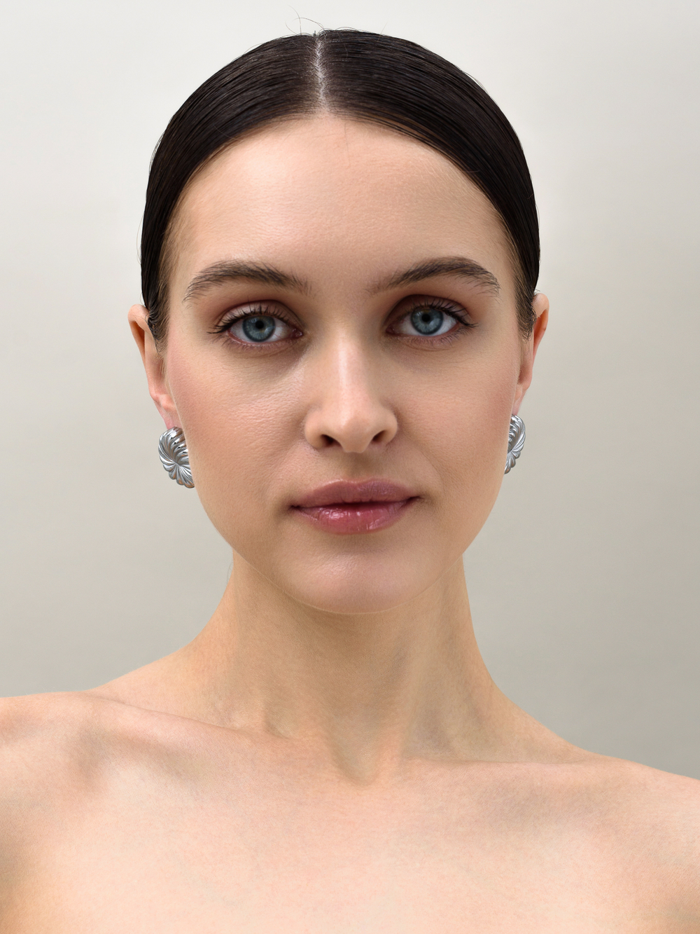 Серьги "Lines" Silver