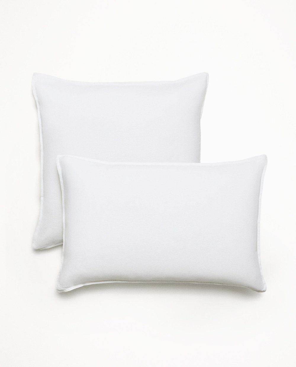 Наволочка Zara Home хлопок, лён 100%, однотонный, 7150/091