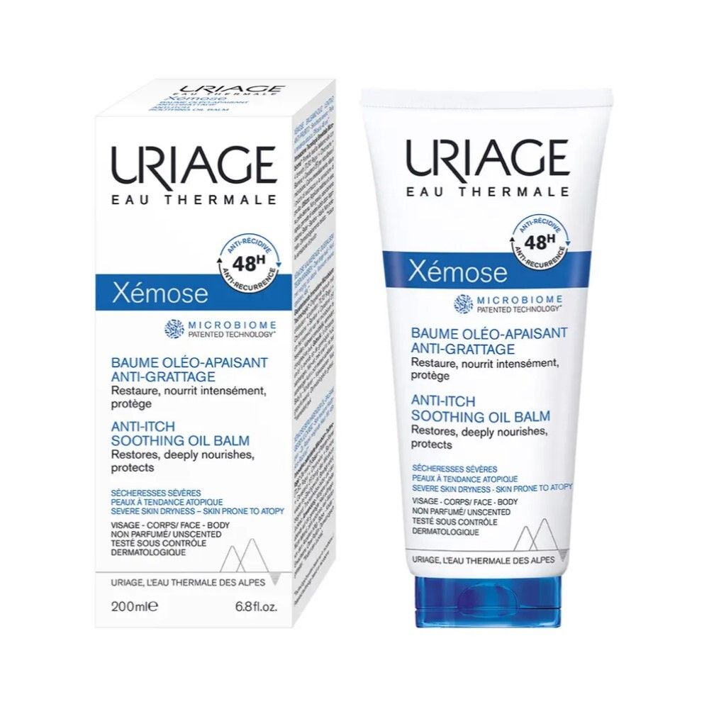 Uriage Xemose Anti-Itch Soothing Oil Balm Бальзам липидовостанавливающий, 200 мл