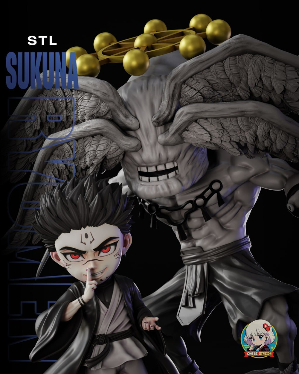 Сукуна Магическая битва Фигурка Satoru Gojou The Magic Battle Sorcery Fight