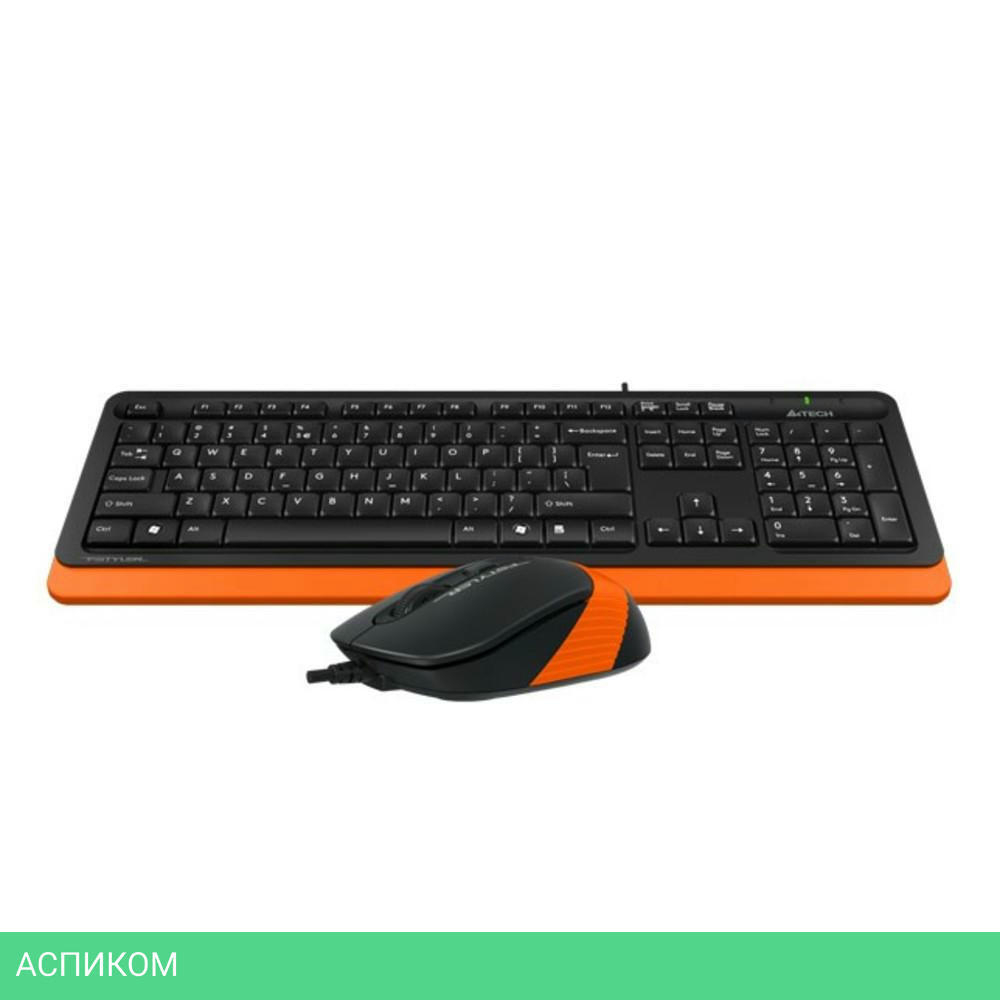 Набор периферии A4 Fstyler F1010 черный/оранжевый