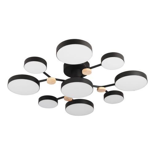 Потолочный светодиодный светильник LED4U L3201-780 BK