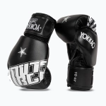 Боксёрские перчатки YOKKAO Lettering Boxing black