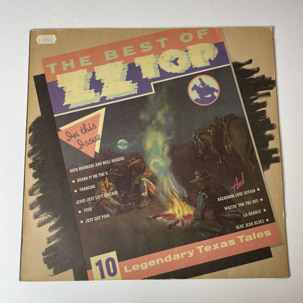 Винтажная виниловая пластинка LP The Best Of ZZ Top (Germany 1983)