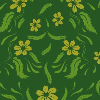 Folk flowers print Floral pattern Ethnic art