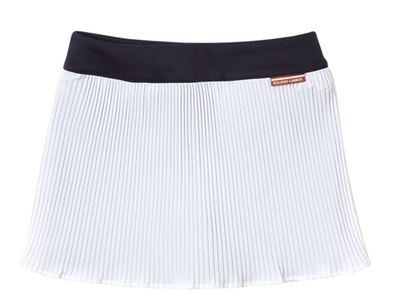 Юбка для девочки теннисная Lacoste Children Skirt - white/blue marine