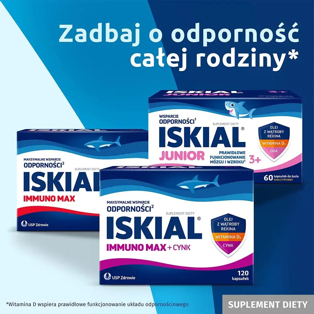 Диетическая добавка Iskial Immuno Max +C, 120 капсул