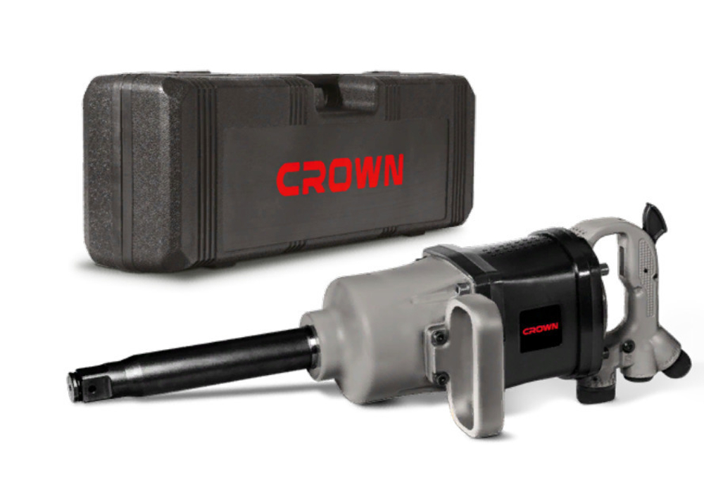 Пневматический ударный гайковерт CROWN CT38116 ВМС, 3200 Нм.