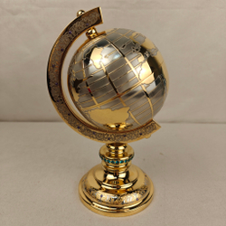 Глобус сувенирный "Золотой" (Златоуст)
