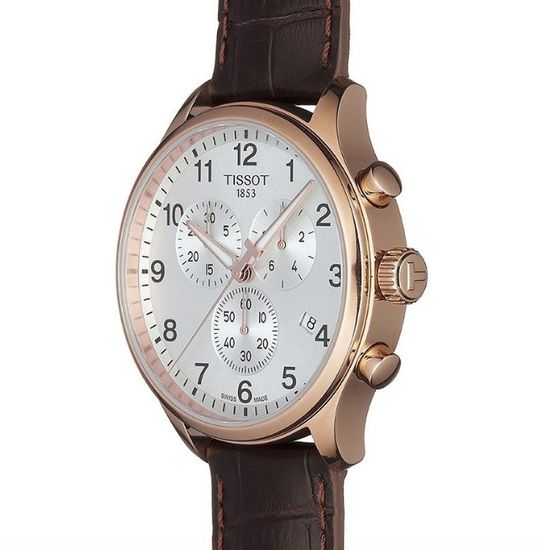 Мужские часы с хронографом Tissot T116.617.36.037.00 вид сбоку