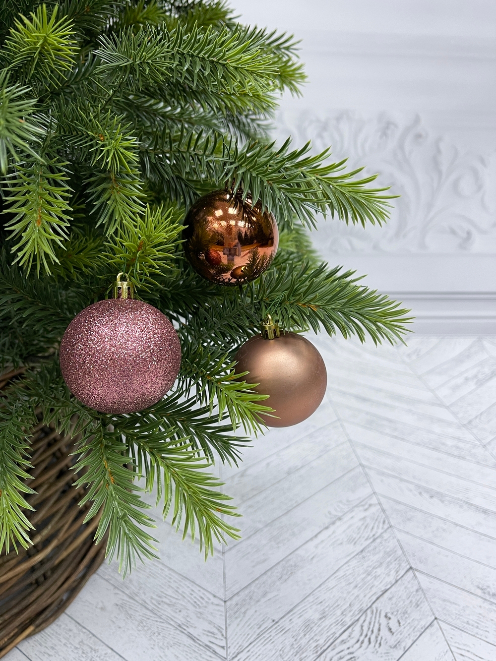 Набор шаров 10шт 6см House of Seasons розовый щербет