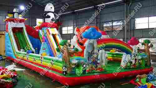 Коммерческий надувной батут "Прайд 2" 20*8*8 м