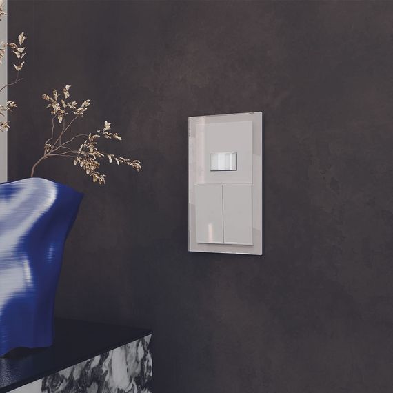 Датчик движения встраиваемый Voltum S70, (белый глянцевый) VLS070501