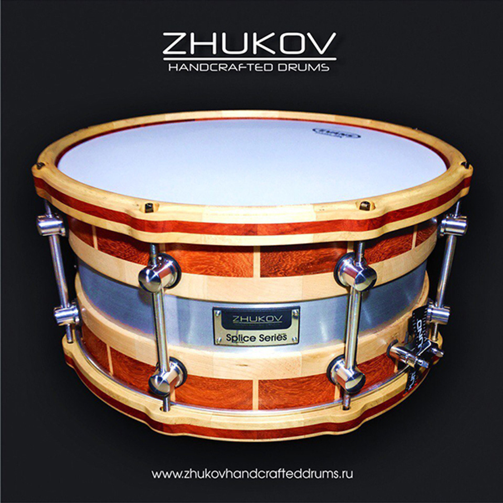 ZHD-SPLPDK147 Splice Series Малый барабан 14 x 7", падаук, Zhukov Handcrafted Drums