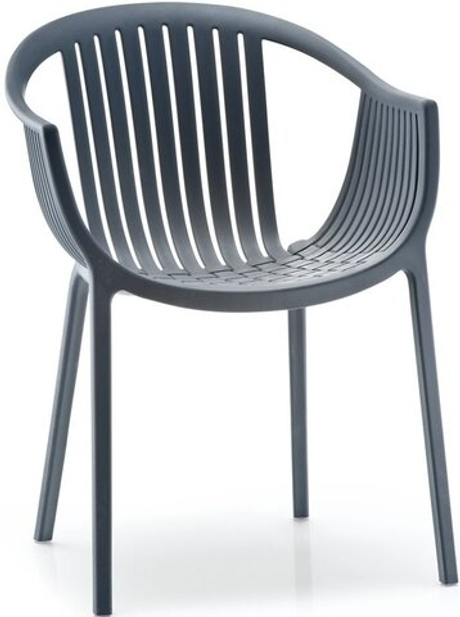 Кресло пластиковое Pedrali Tatami, серый