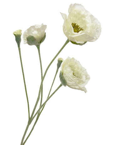 Мак (белый) 70 см