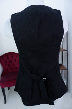 Жилетка с хлопком в составе для многослойного образа или как топ, маркировка L, 46 размер