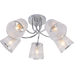 Люстра Rivoli Shirley 9167-305 5 х Е27 60 Вт модерн | Лайт