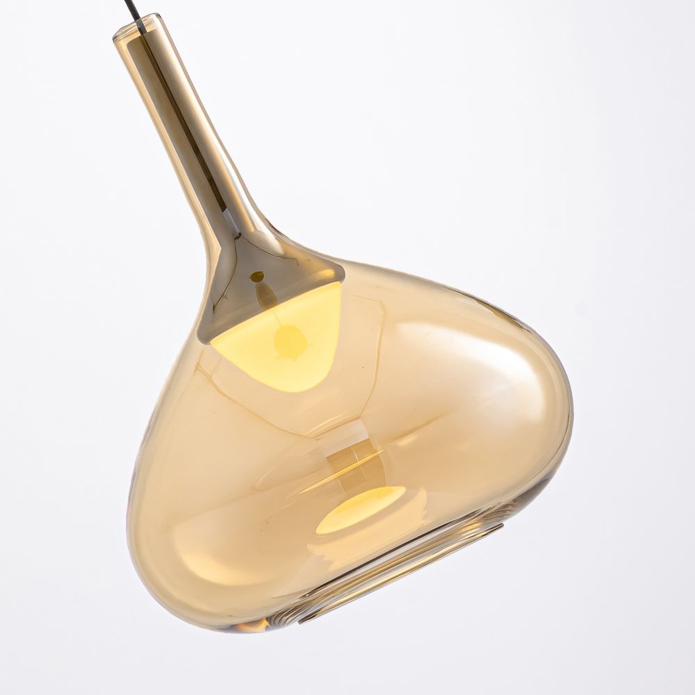 Подвесной светильник MD25001005-1A brass/amber