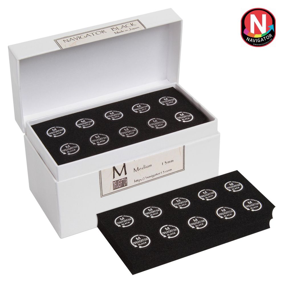Наклейка для кия Navigator Black ø13мм Medium 1шт.
