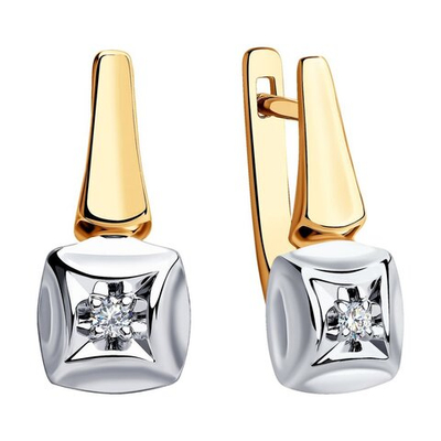 Серьги Au 585 (1021353)