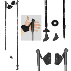 Палки для скандинавской ходьбы Ergo-50, Е-0674, алюмин.сплав, амортиз., 110-140 см