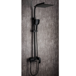 Душевая система 35к G2407-6 GAPPO лейка "Тропический душ" квадрат 300*300 ЧЕРНЫЙ