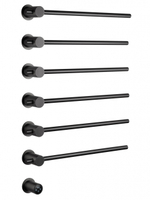 Полотенцесушитель электрический встраиваемый WONZON & WOGHAND BADEN, Темный графит (WW-AL366-GM)