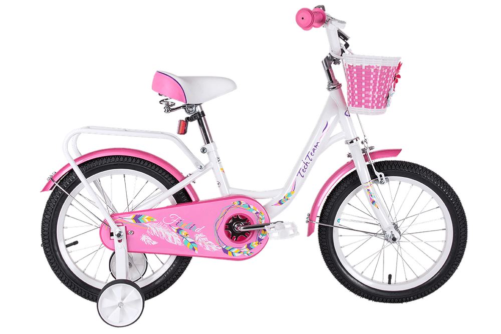 Велосипед Tech Team Firebird 20" бело-розовый