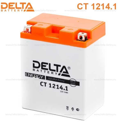 Аккумулятор Delta CT 1214.1 (12V / 14Ah) [YB14-BS, YTX14AH, YTX14AH-BS]