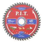 Диск пильный по дереву PIT  200x30x1,4 мм, 48T Carbide, зуб ATB 15° (ACTW14-200T48)