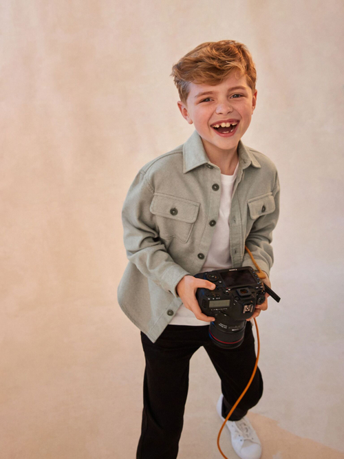 Рубашка для мальчика Next K83-520, Серый