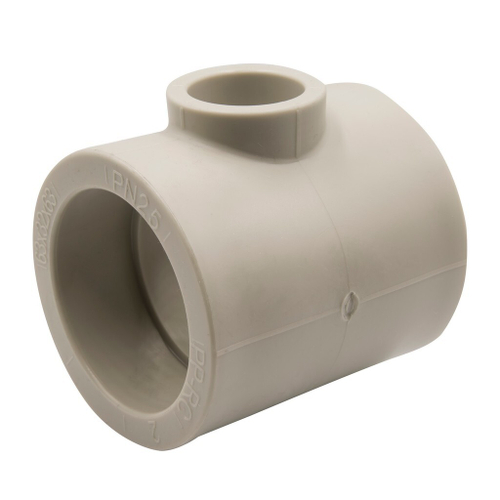 Тройник переходной 63х32х63 EVER® plast  СЕРЫЙ (Россия)