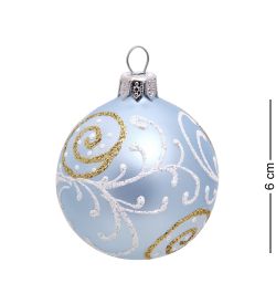 Элита НФШ-1254/1 Набор ел.украшений Шар 4шт «Снежный узор» 60 мм