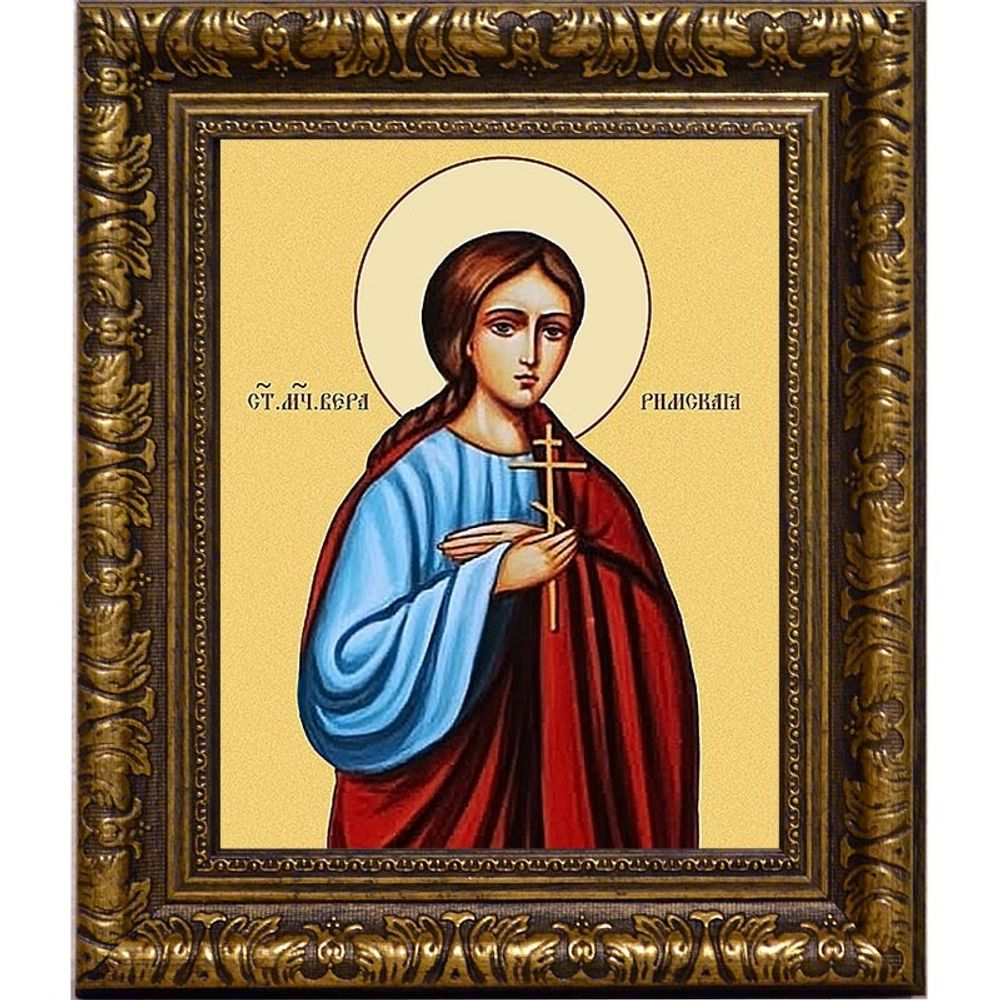 Вера Римская Святая мученица. Икона на холсте.