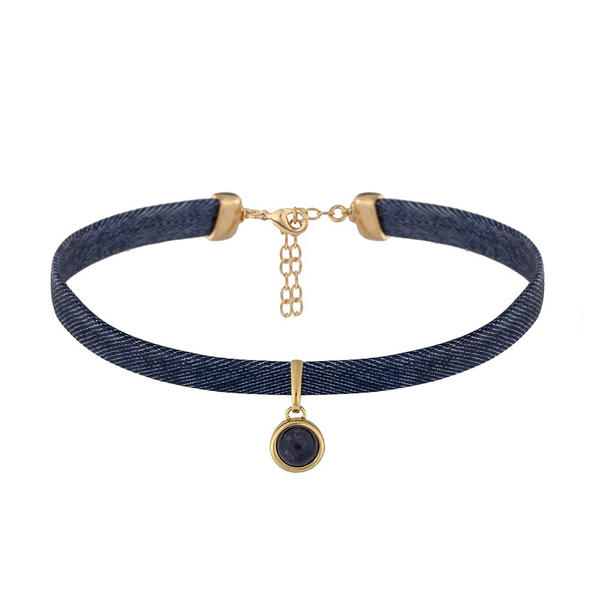 Чокер Possebon Sodalite B0113.22 BL/G