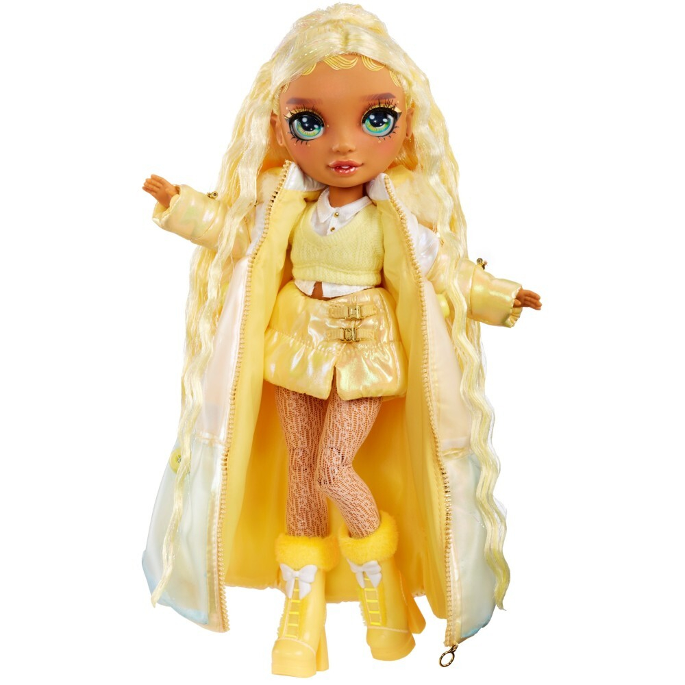 Rainbow High - Модная кукла Sunny Madison (желтая) Winter Wonderland 120858 / артикул   120810 120858  / GTIN 035051120858
