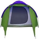 Палатка туристическая Кама-3 двухслойная, (100+215)*215*170 см, цвет зелено-синий 2064-1