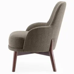 Кресло Bellavista, орех, серый