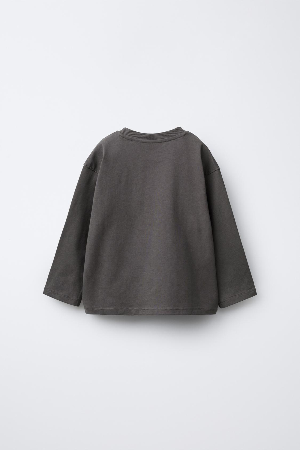 ZARA ФУТБОЛКА С ПРИНТОМ «ПИКСЕЛЬНЫЙ ТРАНСПОРТ», АНТРАЦИТОВО-СЕРЫЙ