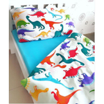 Пододеяльник 1,5 спальный 150х210 Хлопок, Бязь Динозавры