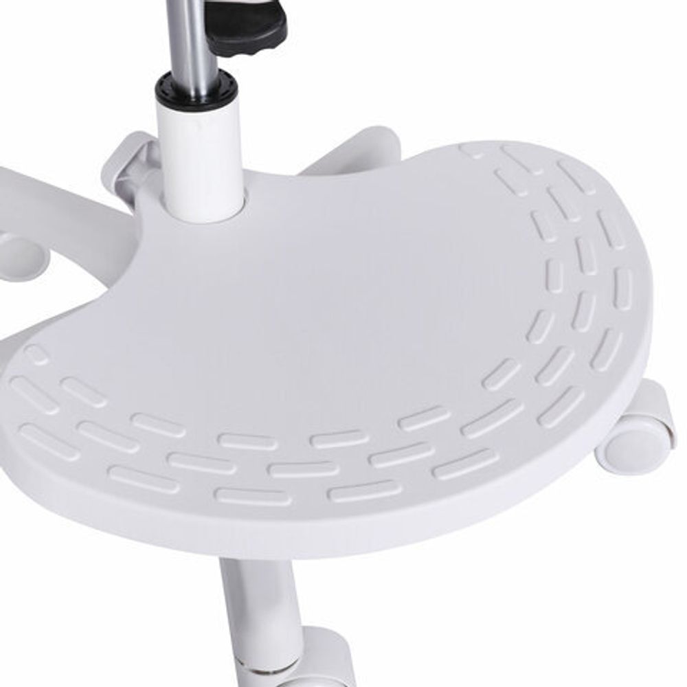 Кресло детское с подставкой для ног BRABIX "Toy MG-205", сетка/ткань TW, серое, 533153