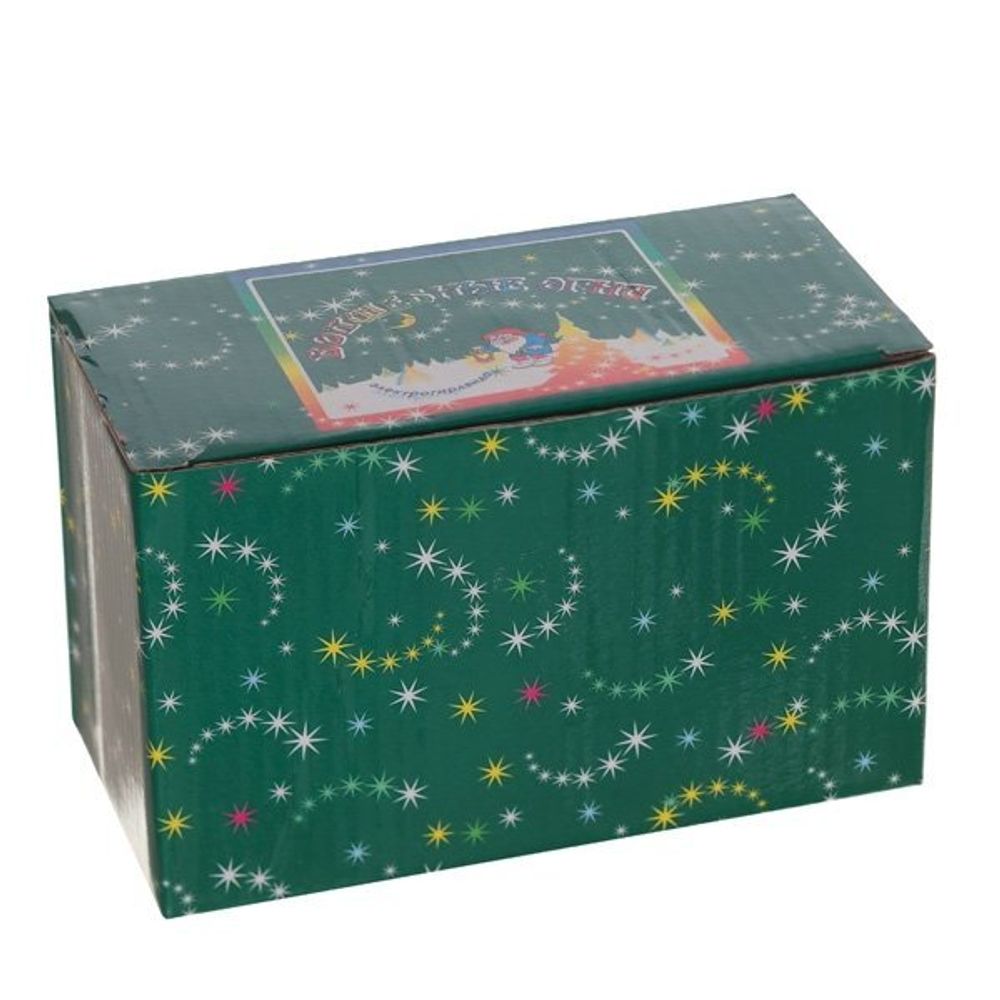 GAEM Электрогирлянда (100 теп.белых LED, 8 режимов свечения, шнур 1м, 4W), L10,5м