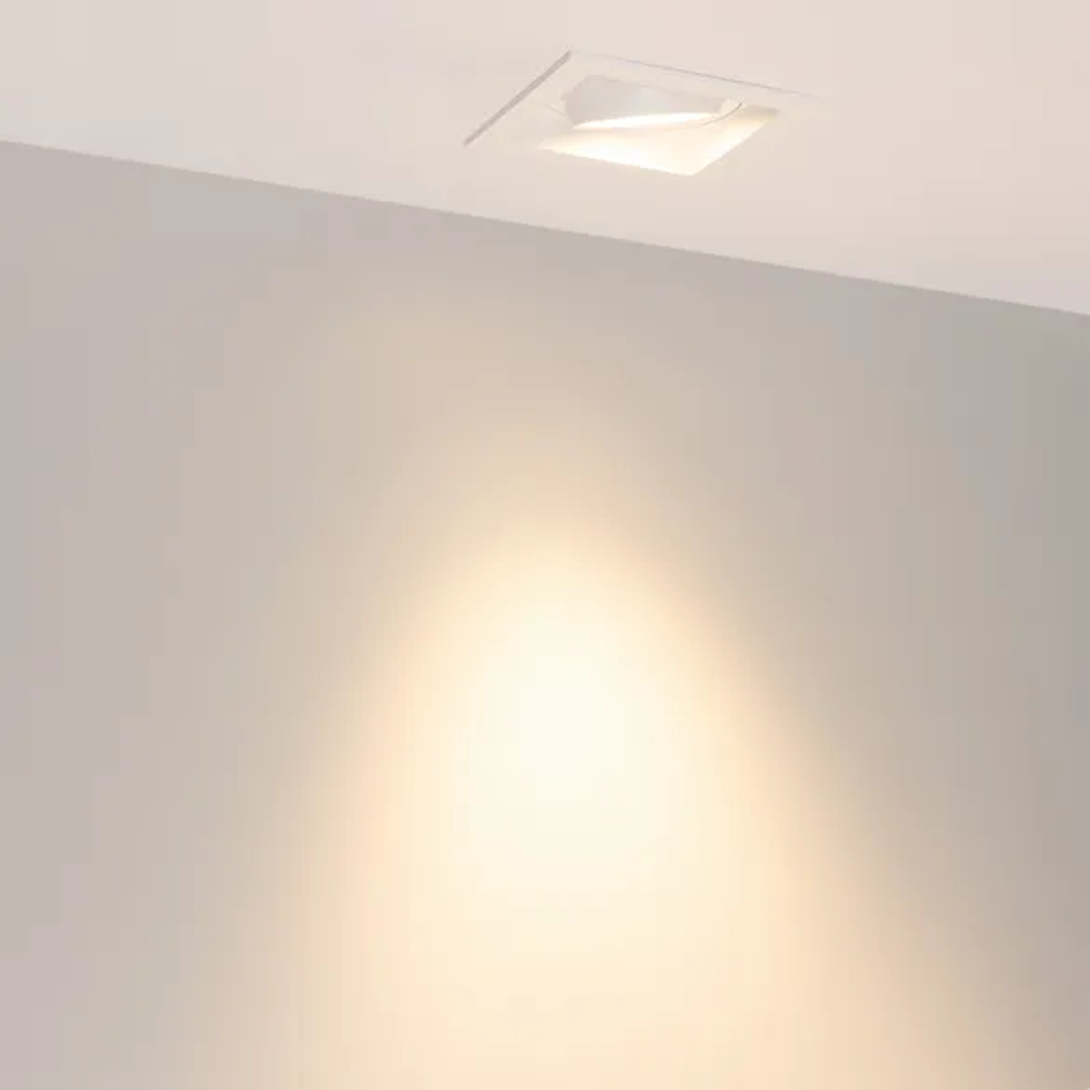 Светильник MS-VORTEX-BUILT-S117x117-20W Warm3000 (WH-WH, 40 deg, 230V) (Arlight, IP20 Металл, 5 лет) 057918