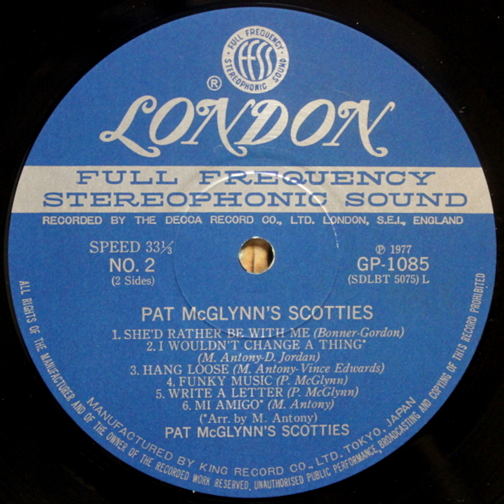 Pat McGlynn's Scotties / Pat McGlynn's Scotties (LP+7" Flexi Vinyl Single)
