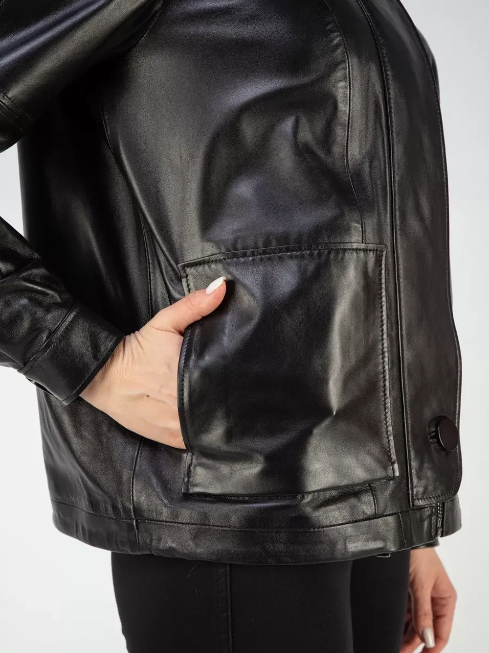 Кожаная куртка демисезонная