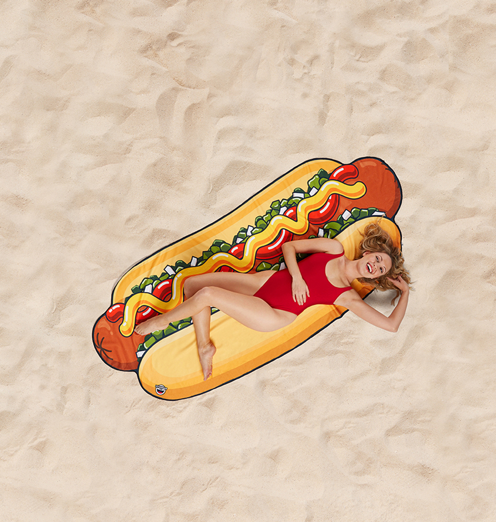 Покрывало пляжное hot dog