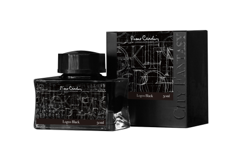 Флакон чернил - Pierre Cardin, черные 50 мл.