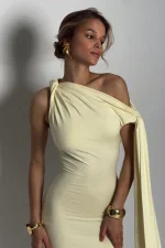 Платье мини Афина, Желтый